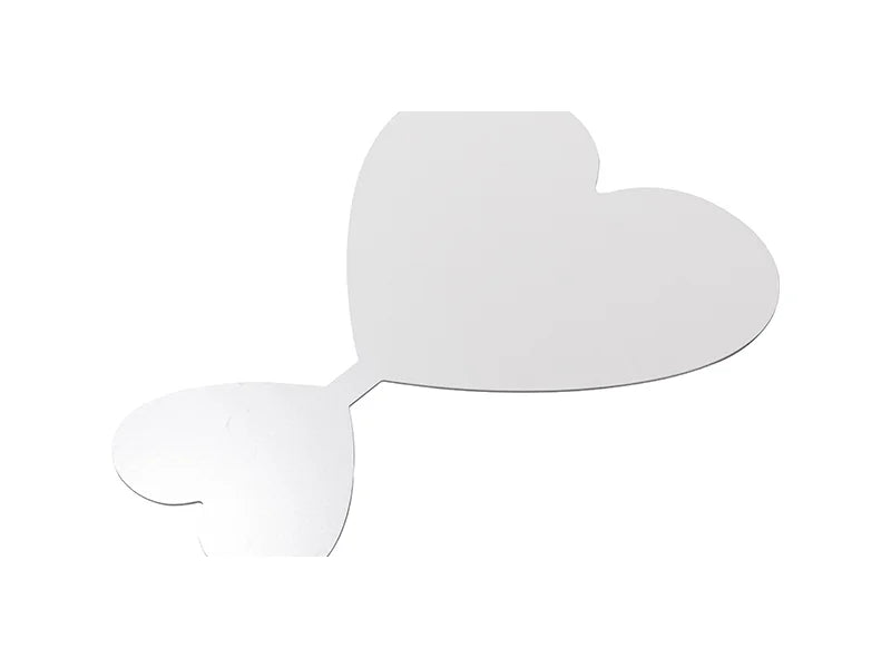 Sublimation Blanks Aluminum Photo Frame(Heart Shape,15.3*20.3*0.1cm)