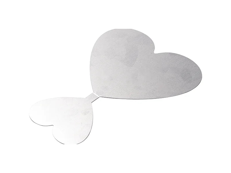 Sublimation Blanks Aluminum Photo Frame(Heart Shape,15.3*20.3*0.1cm)