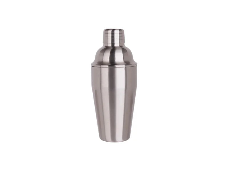 Sublimation 550ml Stainless Steel Cocktail Shaker (Silver)