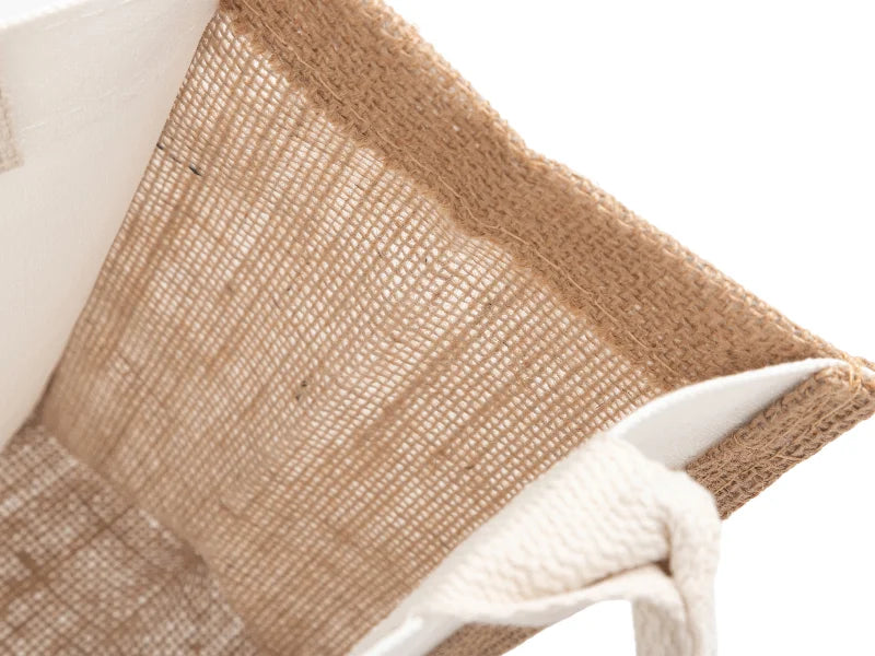 DTF Printable Blank Linen Tote Bag with Bleached Canvas