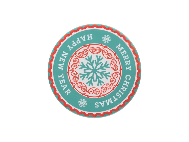 9cm/3.56inch D Sublimation Blanks Round Ceramic Coaster w/o Cork (Matt)