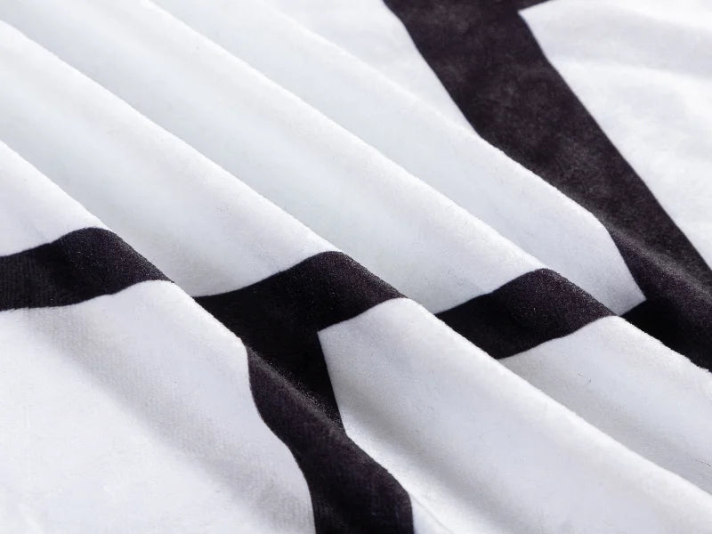 Sublimation 24 Panel Plush Throw Blanket (76*101cm/30inchx 40inch)