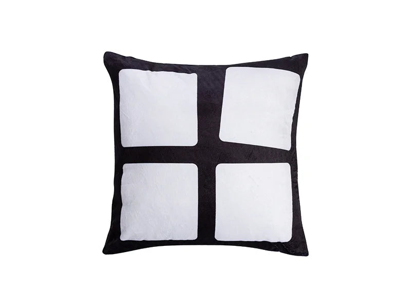Sublimation 4 Panel Plush Pillow Cover (40*40cm/15.75inchx15.75inch)