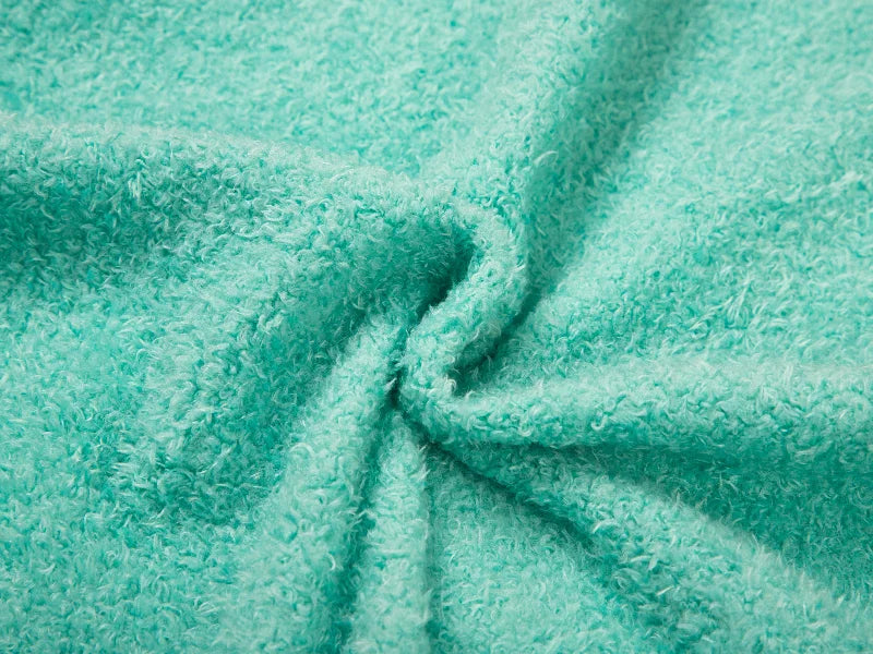 Sublimation Heart Shaped Blended Plush Pillow Cover(White w/ Green, 40*40cm)