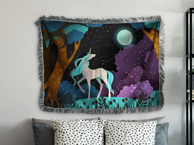 Sublimation Blanks Tassel Tapestry (130*150cm/51.18inchx59.05inch)