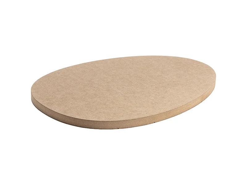 Sublimation Easter Egg Shaped MDF Sign w/ Stripes (27*38*1.5cm)