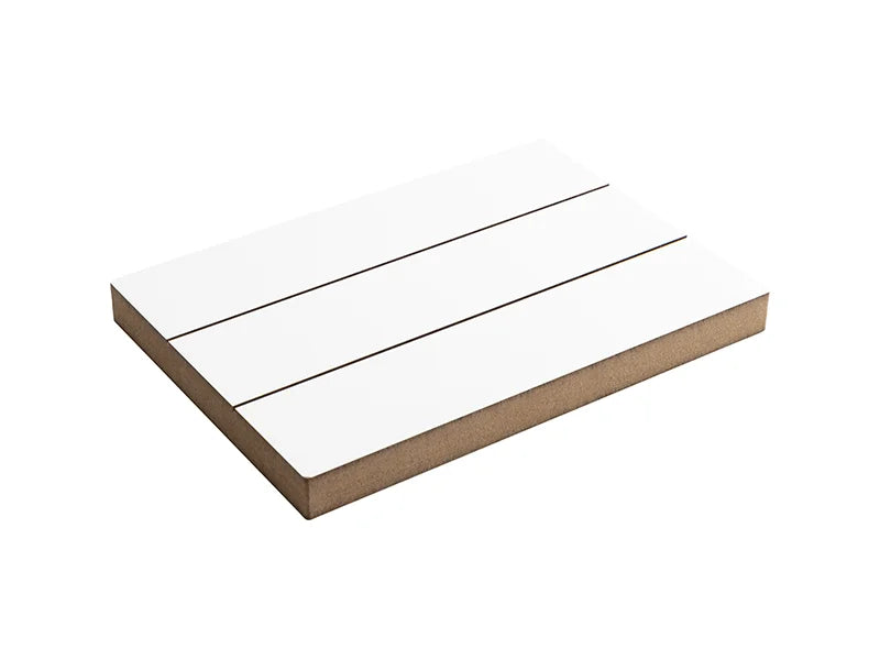 Sublimation Blanks Rectangular MDF Sign w/ Stripes (17.8*12.7*1.5cm)
