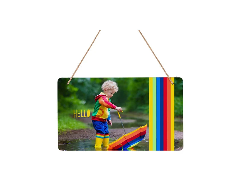 Sublimation Blanks HB Door Hanger (Rectangle,30.5*17.8*0.3cm)