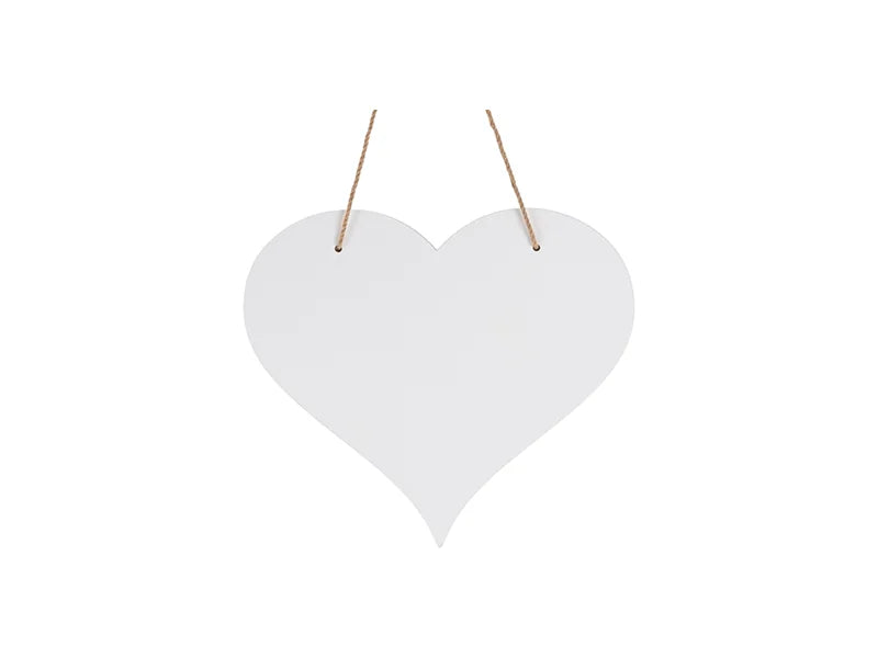 Sublimation Hardboard Door Hanger (Heart Shape,29.8*26.3*0.3cm)