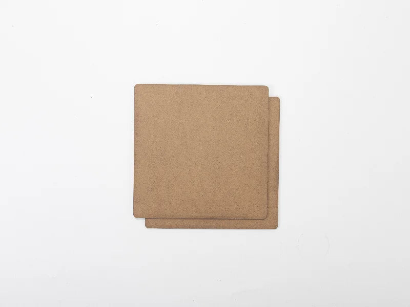 Eco Sublimation Blanks Hardboard Sample 2PK(20*20*0.3cm)