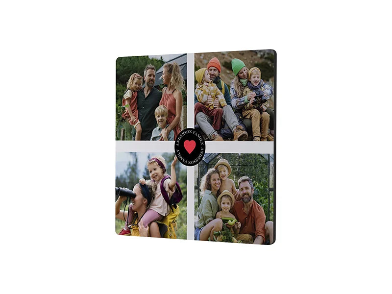 Sublimation Blanks Hardboard Sample 2PK(20*20*0.6cm, Double-Sided)