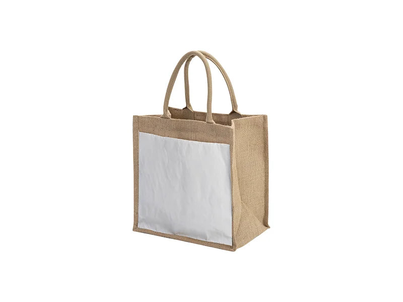 Sublimation Blanks Jute Tote bag(30*30*19cm)
