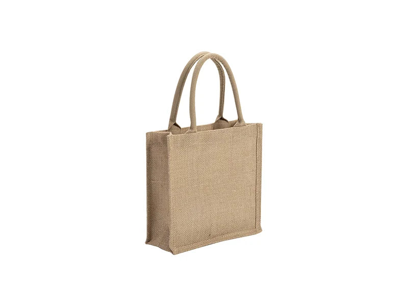 Sublimation Blanks Jute Tote bag(25*25*10cm)
