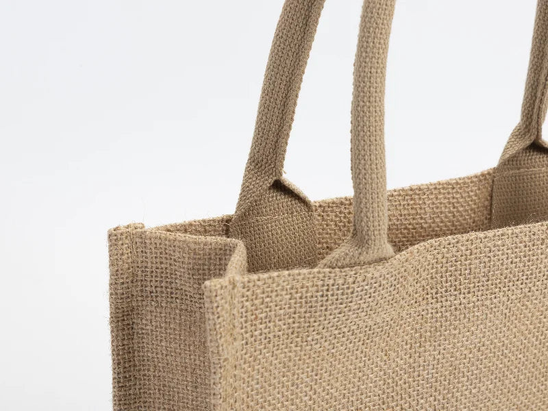 Sublimation Blanks Jute Tote bag(25*25*10cm)