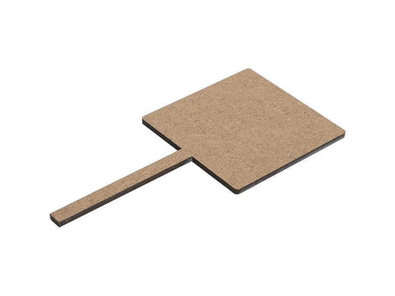 Sublimation Blank Hardboard Square Message Sign Board (7.5*15.5*0.3cm, Single-Sided)