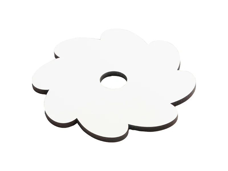 Sublimation Blanks Hardboard Name Tag (8.1*8.1*0.3cm,Wheels Shape)