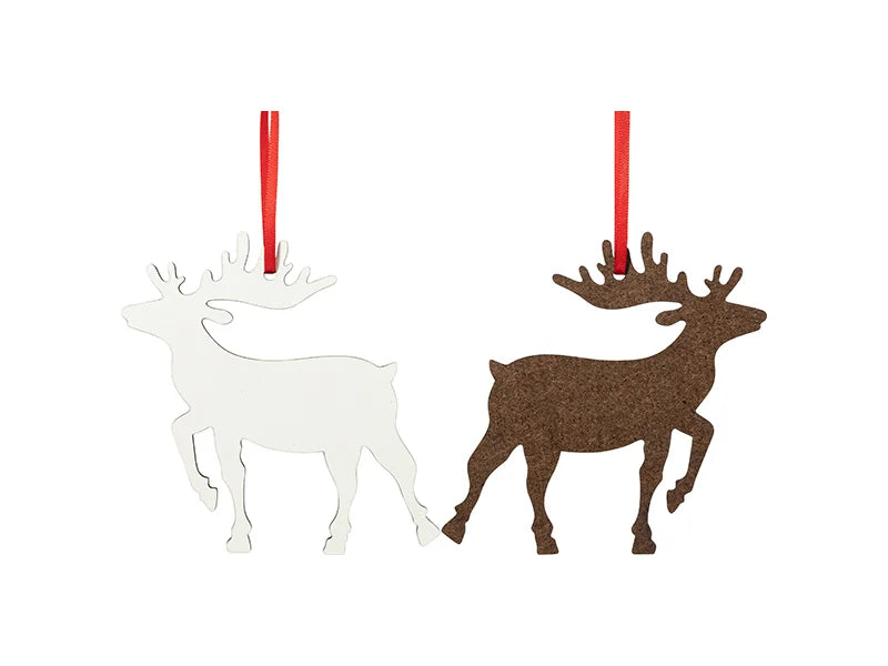 Sublimation Blanks MDF Ornament (Deer)