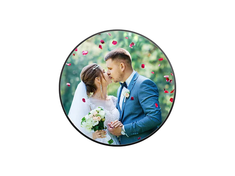 Sublimation 15mm Black Edge MDF Plaque (RND,φ25.4cm/10inch)