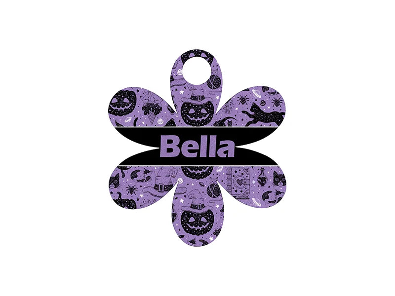 Sublimation Blanks HB Glitter Name Tag for 40oz Stanley Tumbler (7.3*8.2*0.3cm,Sunflower Shape)