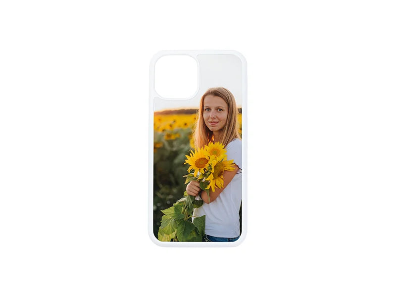 Sublimation Blanks iPhone 13 Mini Cover (Rubber, White)