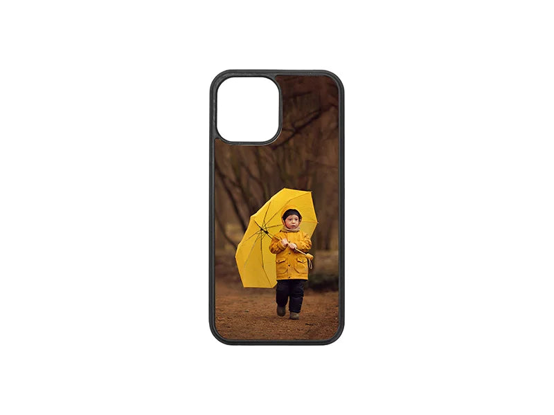Sublimation Blanks iPhone 13 Pro Max Cover (Rubber, Black)