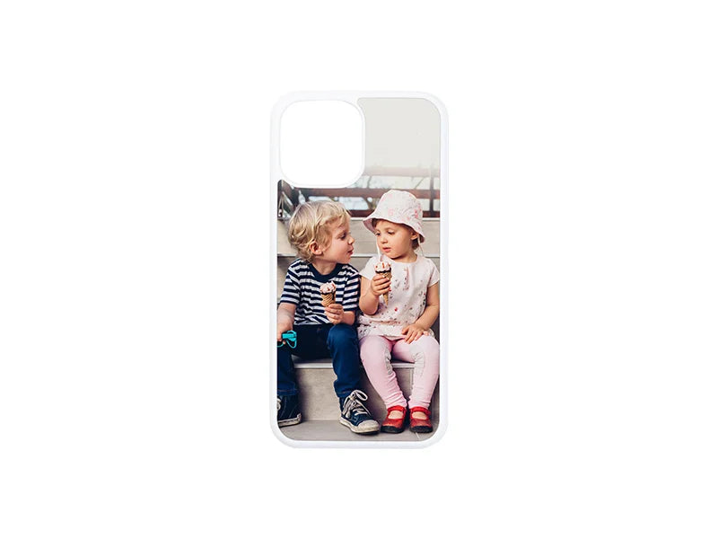 Sublimation Blanks iPhone 13 Pro Max Cover (Rubber, White)