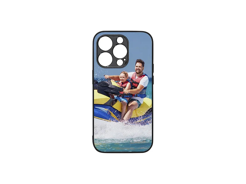 Sublimation Blanks iPhone 14 Pro Cover w/o insert (Rubber, Black)