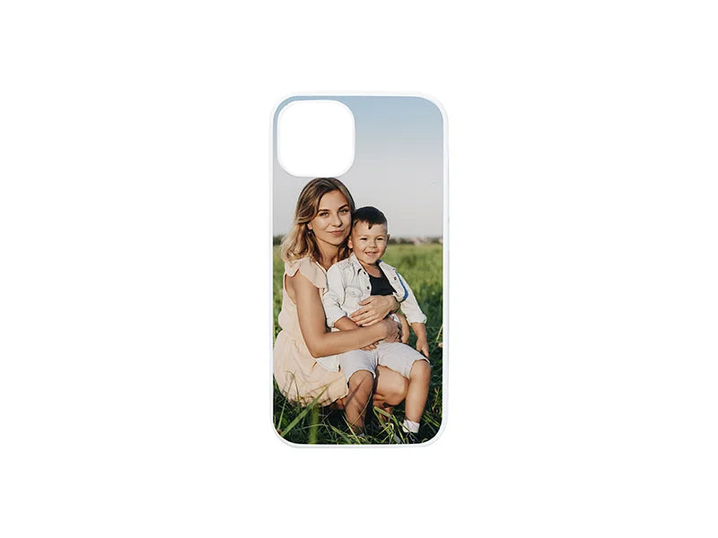 Sublimation Blanks iPhone 15 Cover with insert (Rubber, White)