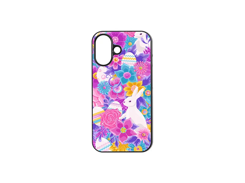 Sublimation iPhone 16 Cover w/ insert (Plastic, Black)