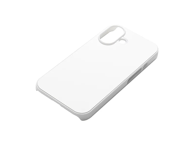 Sublimation iPhone 16 Cover w/ insert (Plastic, White)