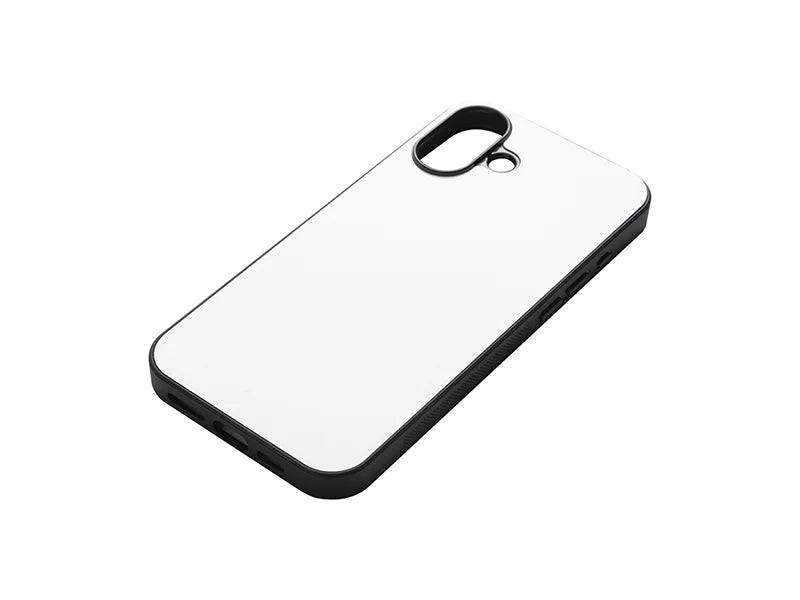 Sublimation iPhone 16 Plus Cover w/ insert (Rubber, Black)