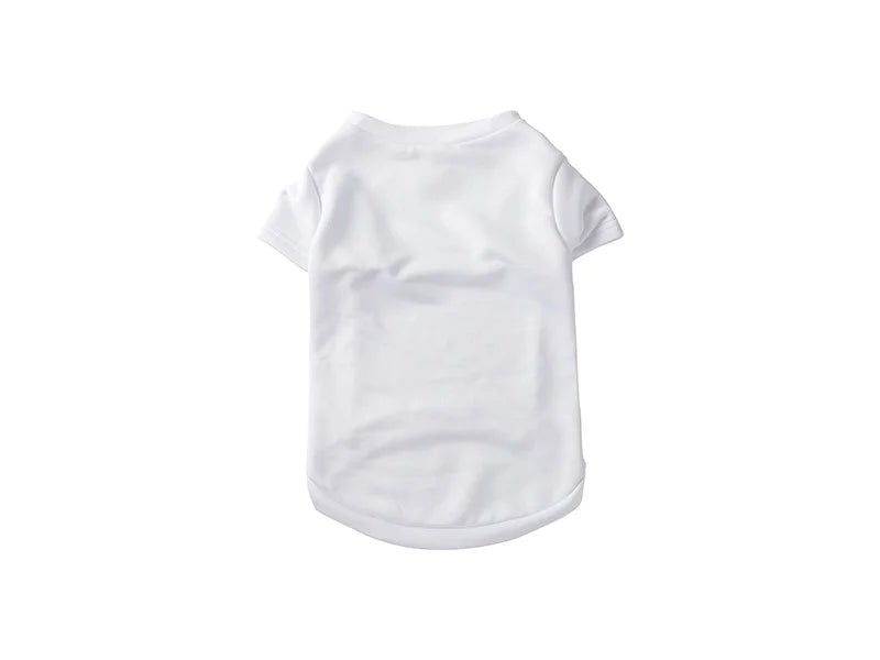 Sublimation Blank Dog T-Shirt (White)