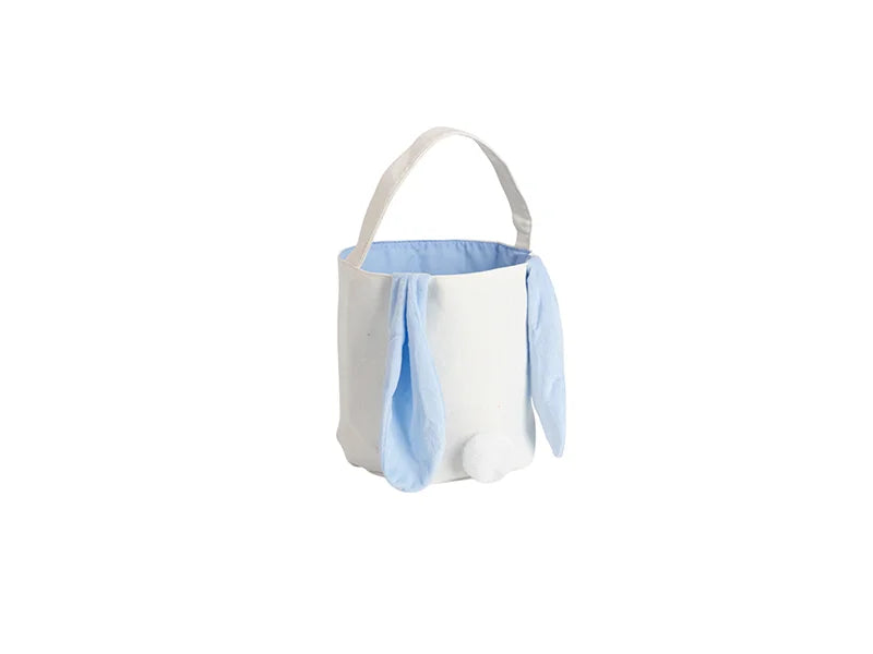 Sublimation Blanks Easter Bunny Bag(Light Blue Ears, 23*35cm)