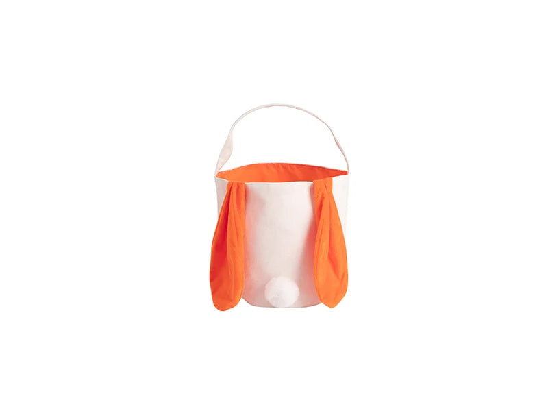 Sublimation Blanks Easter Bunny Bag(Orange Ears, 23*35cm)