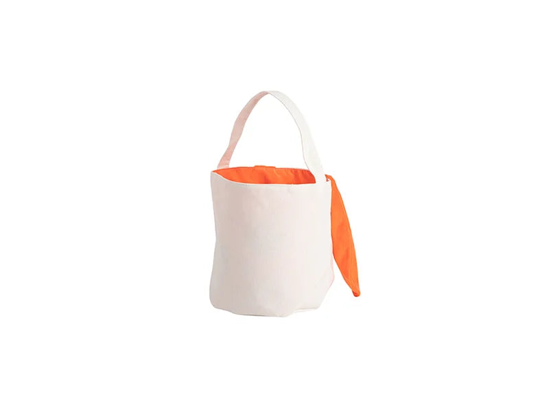 Sublimation Blanks Easter Bunny Bag(Orange Ears, 23*35cm)