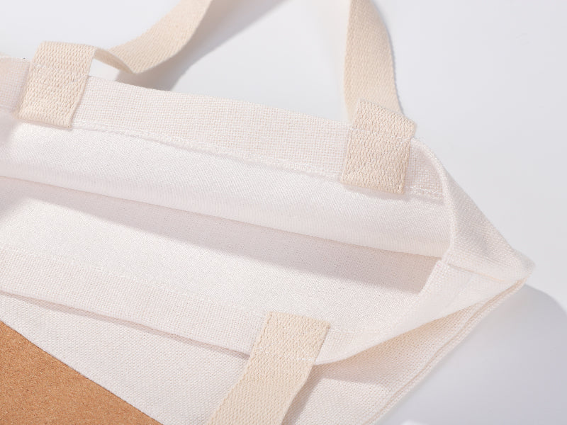 Sublimation Blanks Linen Stitching Cork Eco-Friendly Shopping Bag