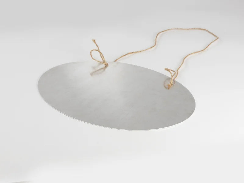 Sublimation Blank Aluminum Door Hanger (Oval)