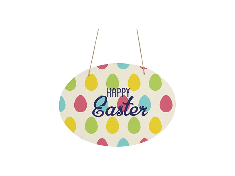 Sublimation Blank Aluminum Door Hanger (Oval)