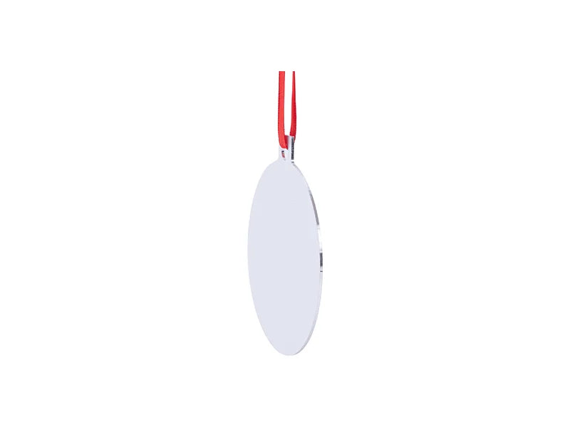 Sublimation Blank Metal Christmas Ball Ornament (6.8*7.6cm)