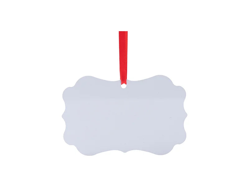 Sublimation Blank Metal Flower Shape Ornament (7*10.6cm)