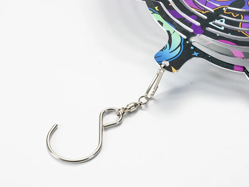 Double-Sided Sublimation Blanks Aluminium Wind Spinner (Pumpkin, 10 inch)