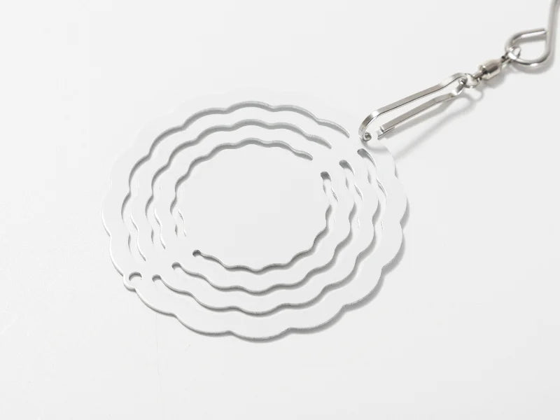 Double-Sided Sublimation Blanks Aluminium Wind Spinner (Round, 3inch)