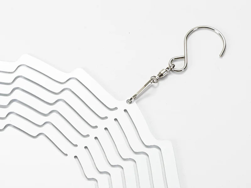 Double-Sided Sublimation Blanks Aluminium Wind Spinner (Flower, 10 inch)