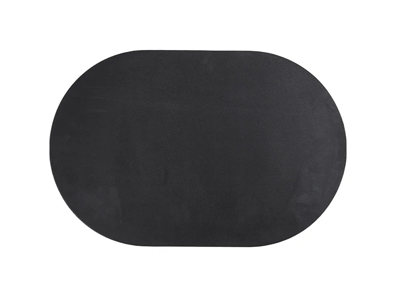 Sublimation Black Rubber with Diatomaceous Earth Door Mat(Oval, 40*60cm)