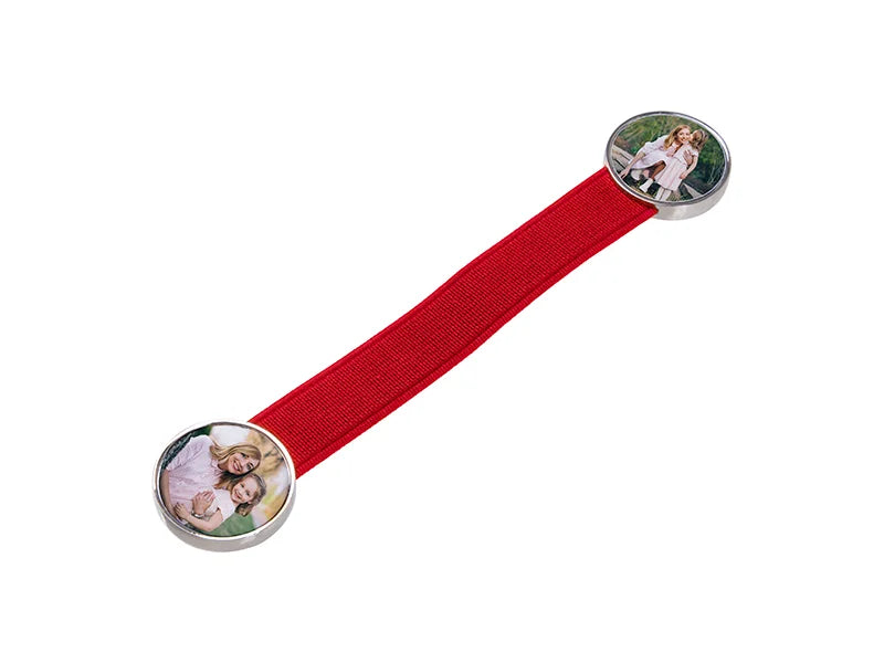 Sublimation Elastic Band Strap Phone Holder (Red)
