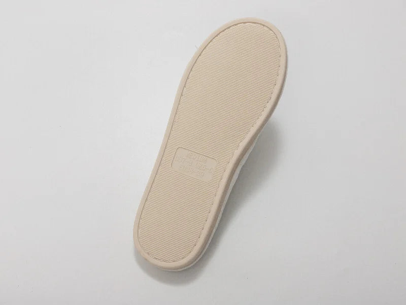 Sublimation Adult Fuzzy Slippers (Full White,38-39#)