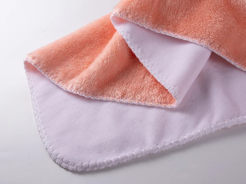 Arctic Fleece Lined Sublimation Microfiber Blanket(Pink/White, 127*152cm/50inchx 60inch)