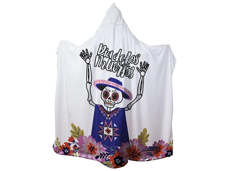 Sublimation Blanks Minky Hooded Blanket (130*150cm/51.18inchx59.05inch)