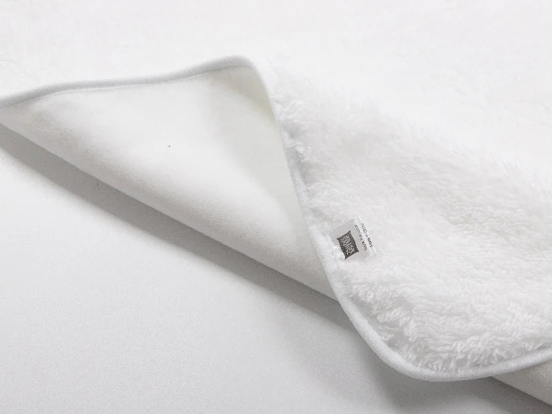 Arctic Fleece Lined Sublimation Blanks Microfiber Hooded Blanket (130*150cm/51.18inchx59.05inch)