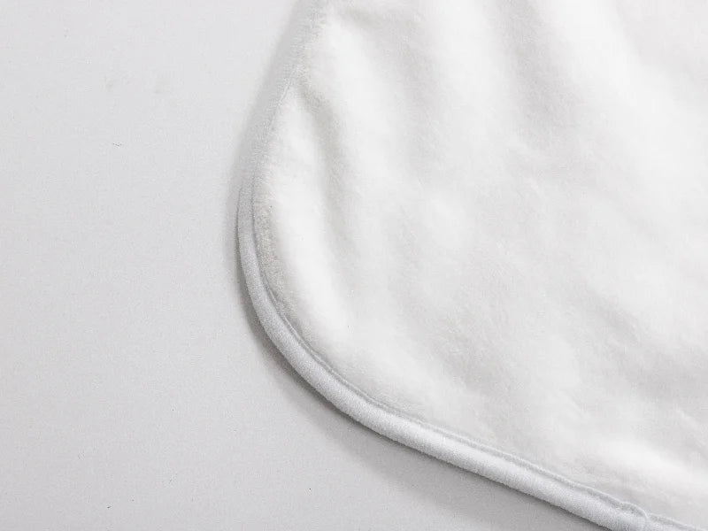 Arctic Fleece Lined Sublimation Blanks Microfiber Hooded Blanket (130*150cm/51.18inchx59.05inch)